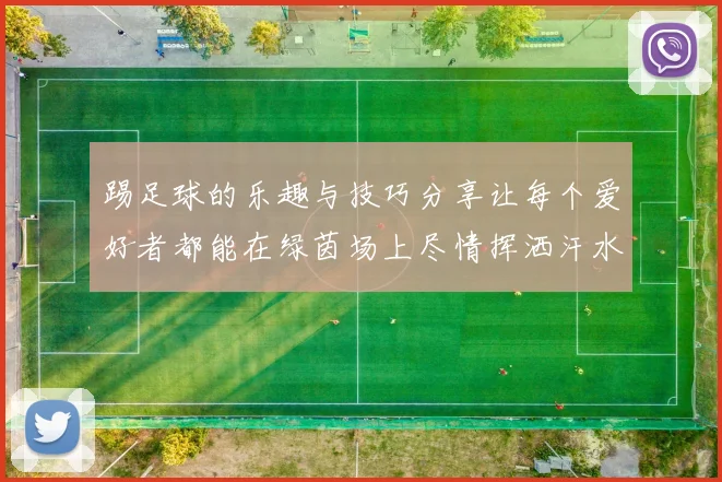 踢足球的乐趣与技巧分享让每个爱好者都能在绿茵场上尽情挥洒汗水